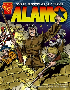 The Battle of the Alamo (Graphic History) book cover by Matt Doeden