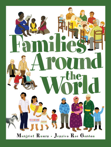 Families Around the World (Around the World) book cover by Margriet Ruurs
