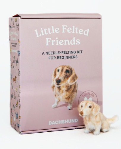 Little Felted Friends: Dachshund: Dog Needle-Felting Beginner Kits with Needles, Wool, Supplies, and Instructions (Little Felted Friends: Needle-Felting Kits for Beginners) book cover by Alyson Gurney