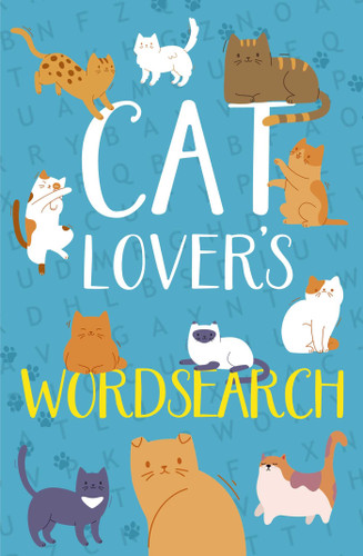 Cat Lover's Wordsearch book cover by Eric Saunders