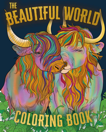 The Beautiful World Coloring Book book cover by Tansy Willow