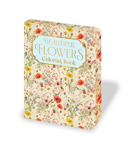 Beautiful Flowers Coloring Book: Deluxe Sprayed Edge Edition book cover by Tansy Willow