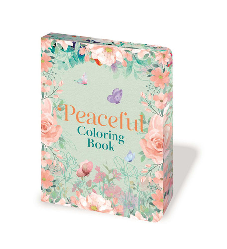 Peaceful Coloring Book book cover by Tansy Willow