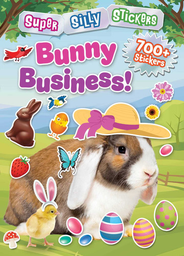 Super Silly Stickers: Bunny Business (Super Silly Stickers) book cover by Editors of Silver Dolphin Books