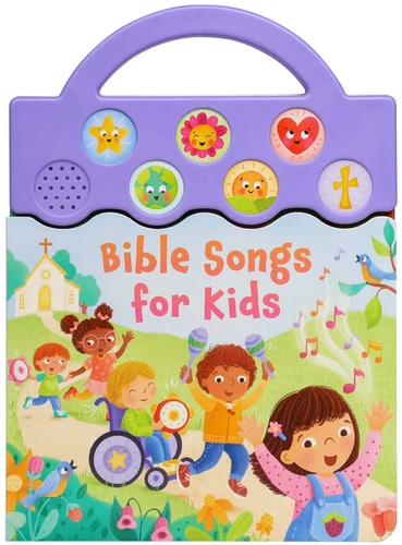 Bible Songs for Kids (6-Button Carry Along Sounds) (6-Button Carry Along Sounds) book cover by Editors of Silver Dolphin Books