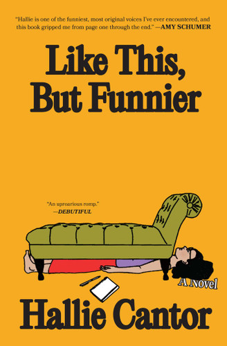 Like This, But Funnier: A Novel book cover by Hallie Cantor