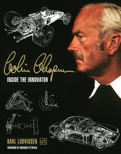 Colin Chapman: Inside the Innovator book cover by Karl Ludvigsen