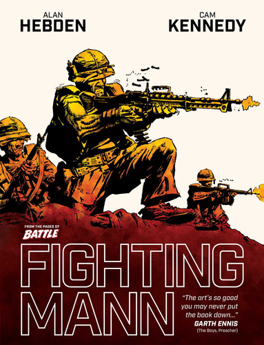 Fighting Mann book cover by Alan Hebden