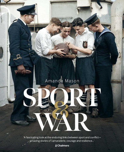 Sport and Wartime book cover by Amanda Mason
