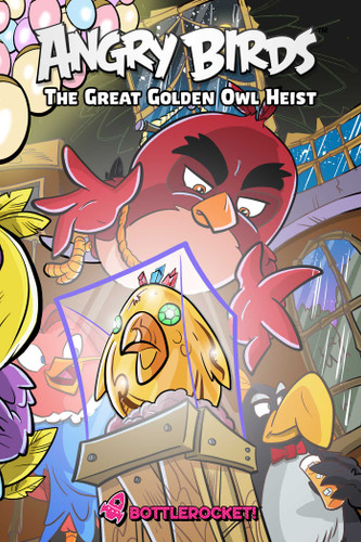 Angry Birds: The Great Golden Owl Heist book cover by Paul Tobin