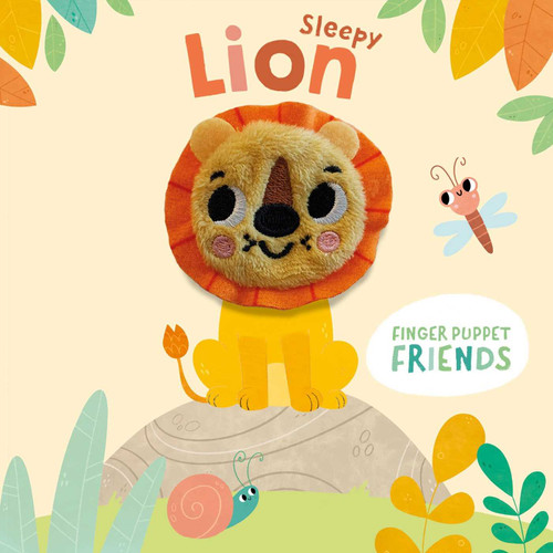 Finger Puppet Friends - Sleepy Lion (Finger Puppet Friends) book cover by Little Genius Books