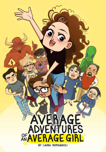 Average Adventures of an Average Girl book cover by Laura Romagnoli