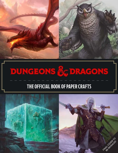 Dungeons & Dragons: The Official Book of Paper Crafts book cover by Chris Ruz
