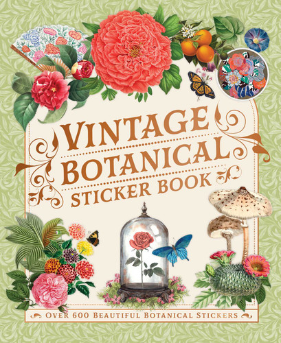 Vintage Botanical Sticker Book book cover by Insight Editions