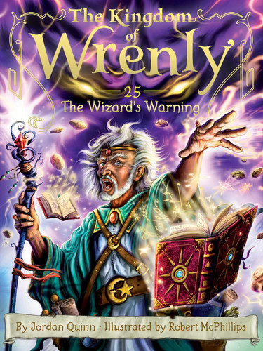 The Wizard's Warning (The Kingdom of Wrenly) book cover by Jordan Quinn