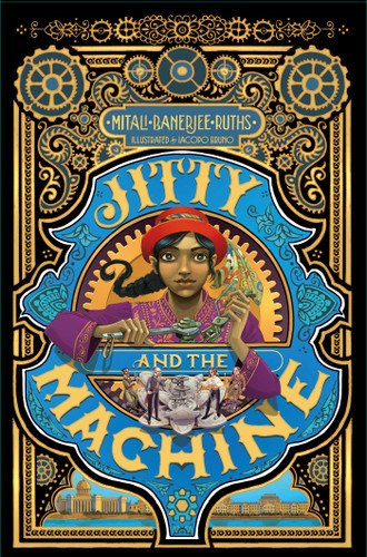 Jitty and the Machine book cover by Mitali Banerjee Ruths
