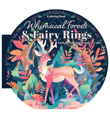 Whimsical Forests and Fairy Rings Coloring Book: Enchanted Round Designs to Color (Chartwell Round Coloring Books) book cover by Editors of Chartwell Books