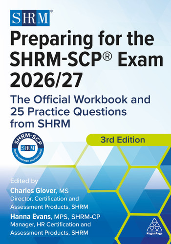 Preparing for the SHRM-SCP® Exam 2026/27: The Official Workbook and 25 Practice Questions from SHRM book cover by 