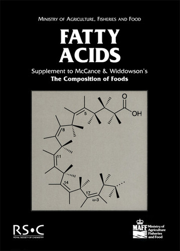 Fatty Acids: Supplement to The Composition of Foods book cover by R McClance