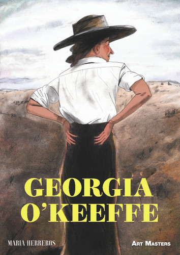 Georgia O'Keeffe: A Graphic Biography book cover by María Herreros