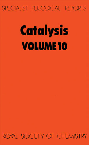 Catalysis: Volume 10 book cover by 