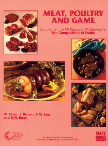 Meat, Poultry and Game: Supplement to The Composition of Foods book cover by 