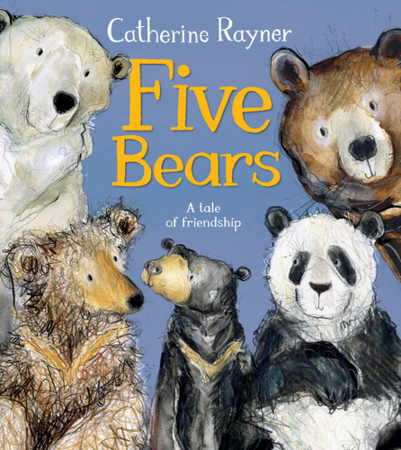 Five Bears book cover by Catherine Rayner