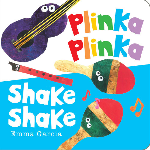 Plinka Plinka Shake Shake (All About Sounds) book cover by Emma Garcia