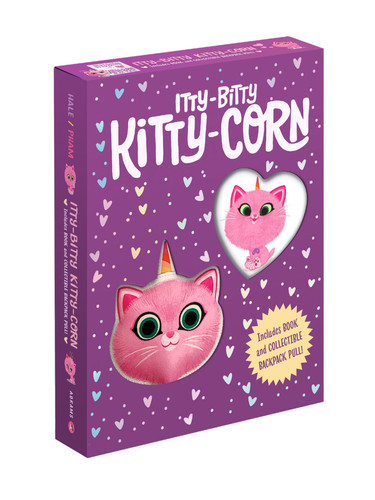 Itty-Bitty Kitty-Corn Gift Box: Book and Collectible Backpack Pull (Kitty-Corn) book cover by Shannon Hale