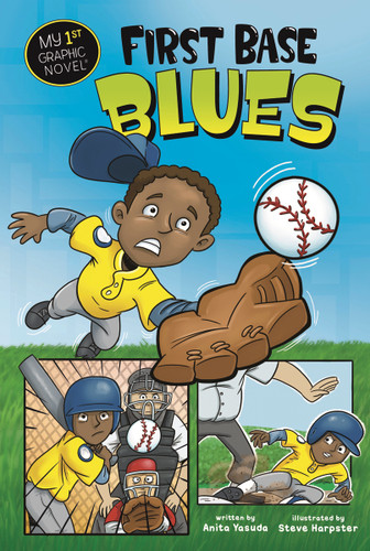First Base Blues (My First Graphic Novel) book cover by Anita Yasuda