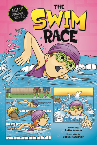 The Swim Race (My First Graphic Novel) book cover by Anita Yasuda