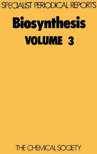 Biosynthesis: Volume 3 book cover by 