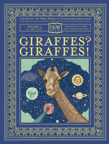 Giraffes? Giraffes! book cover by Benny Haggis-on-Whey, Dr. Doris Haggis-on-Whey