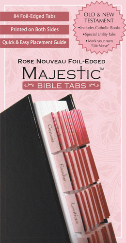 Majestic Rose Nouveau Bible Tabs (Majestic™ Bible) book cover by Ellie Claire
