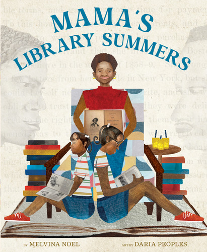 Mama's Library Summers: A Picture Book book cover by Melvina Noel