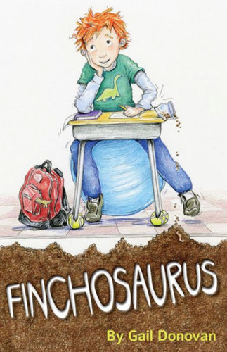 Finchosaurus book cover by Gail Donovan