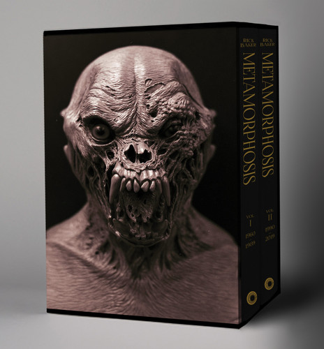 Rick Baker: Metamorphosis: Vol 1: 1950–1989, Vol 2: 1990–2019 book cover by J. W. Rinzler