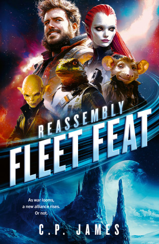Fleet Feat: A Humorous Space Opera (Reassembly #5) book cover by C.P. James