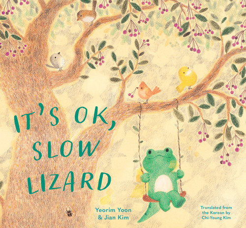 It's OK, Slow Lizard book cover by Yeorim Yoon