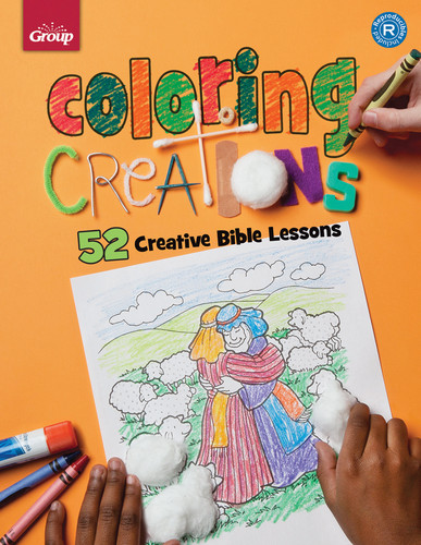 Coloring Creations: 52 Creative Bible Lessons book cover by Group Publishing