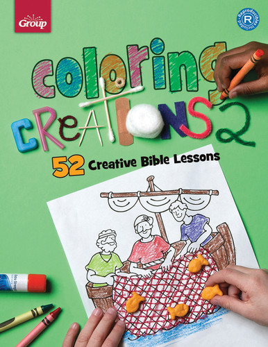 Coloring Creations 2: 52 Bible Activity Pages book cover by Group Publishing