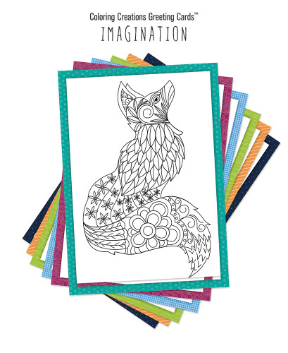 Coloring Creations Greeting Cards™ - Imagination: With Scripture (Coloring Creations Greeting Cards™) book cover by Group Publishing