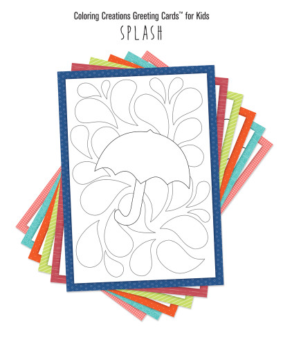 Coloring Creations Greeting Cards™ for Kids - Splash: With Scripture (Coloring Creations Greeting Cards™) book cover by Group Publishing