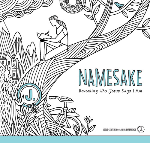 Namesake: Revealing Who Jesus Says I Am (Jesus-Centered Coloring Experience) book cover by Stephanie Hillberry