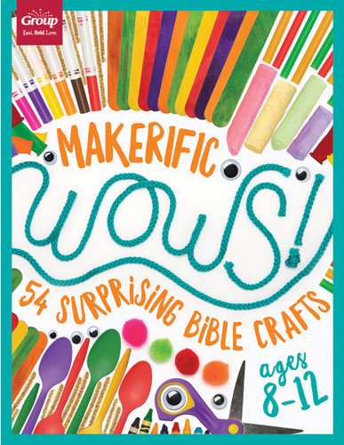 Makerific WOWS!: 54 Surprising Bible Crafts (for ages 8-12) book cover by Group Publishing