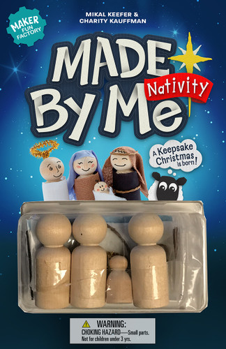 Made-by-Me Nativity (Maker Fun Factory) book cover by Mikal Keefer, Charity Kauffman