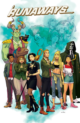 Runaways By Rainbow Rowell Omnibus Kris Anka Cover (RUNAWAYS) book cover by Rainbow Rowell