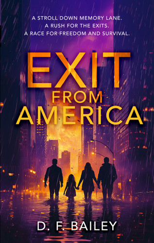 Exit From America book cover by D.F. Bailey