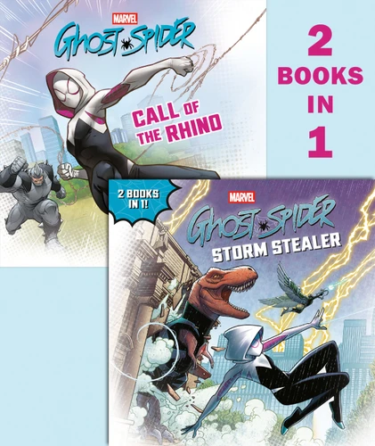 Ghost-Spider 2-in-1: Storm Stealer/Call of the Rhino (Marvel) book cover by Reina Luz Alegre, Kim Anderson