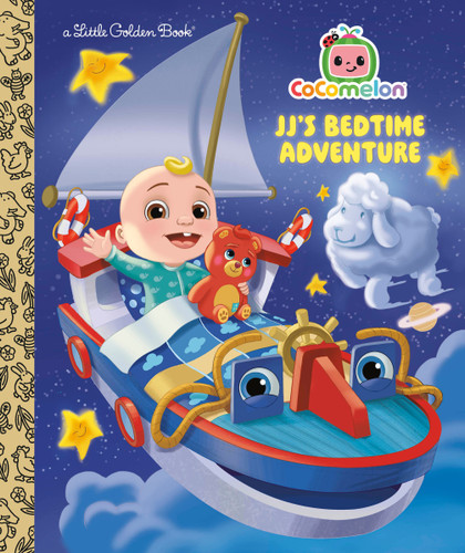 JJ's Bedtime Adventure (Cocomelon) (Little Golden Book) book cover by Golden Books